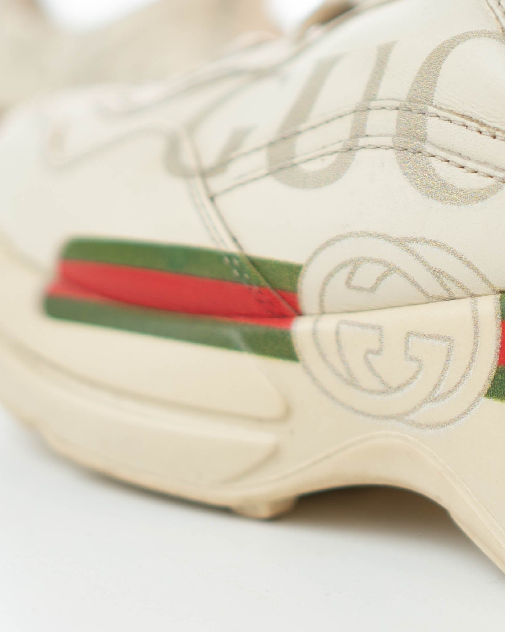 Gucci Women's Rhyton Logo Sneaker (UK 7.5)