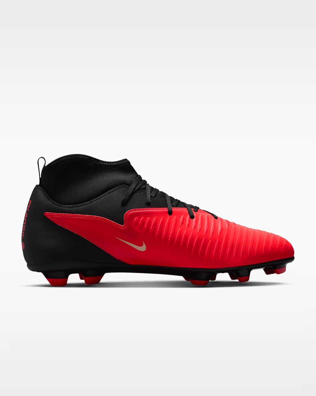 Nike Phantom 6 High Club Multi-Ground Soccer Cleats Bright Crimson/Black/Blur