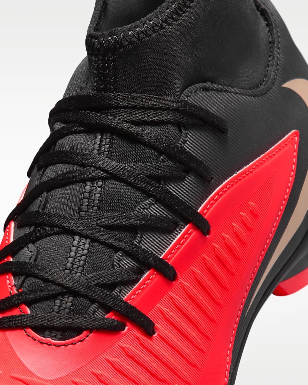 Nike Phantom 6 High Club Multi-Ground Soccer Cleats Bright Crimson/Black/Blur