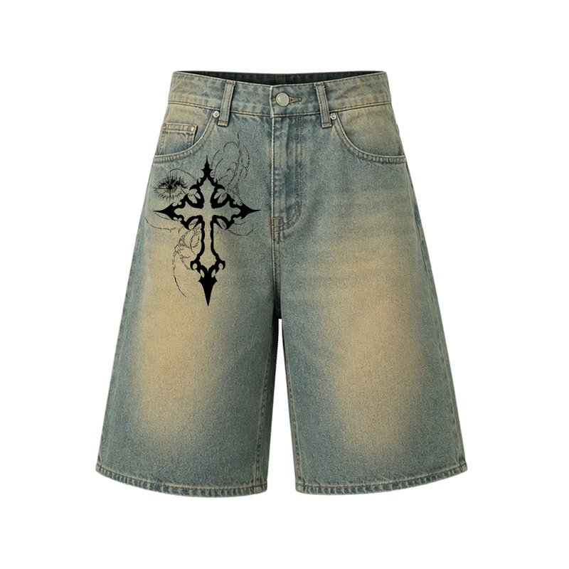 Voyd Venom Jorts dirty wash