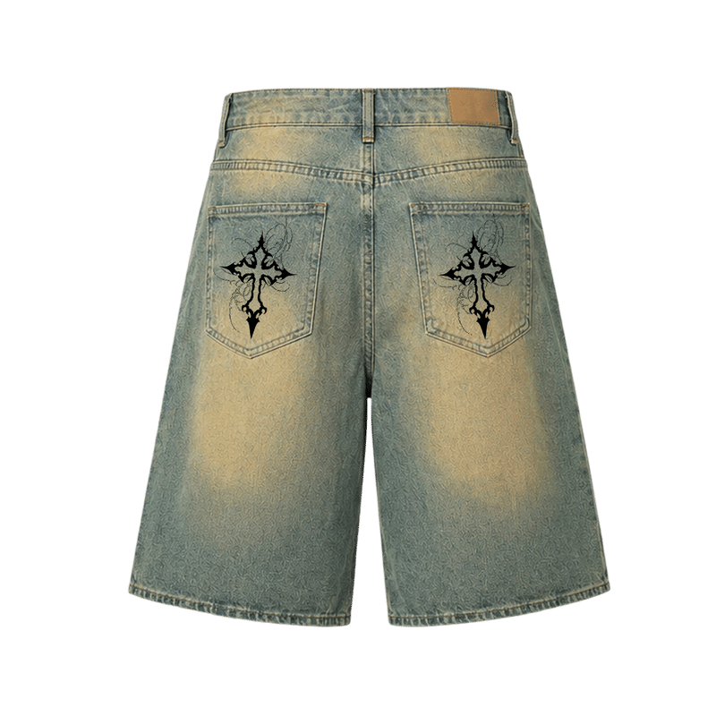 Voyd Venom Jorts dirty wash
