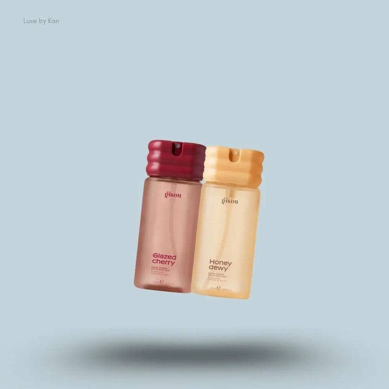 Gisou Honey Infused Hair & Body Mist Duo - Honey Dewy & Glazed Cherry