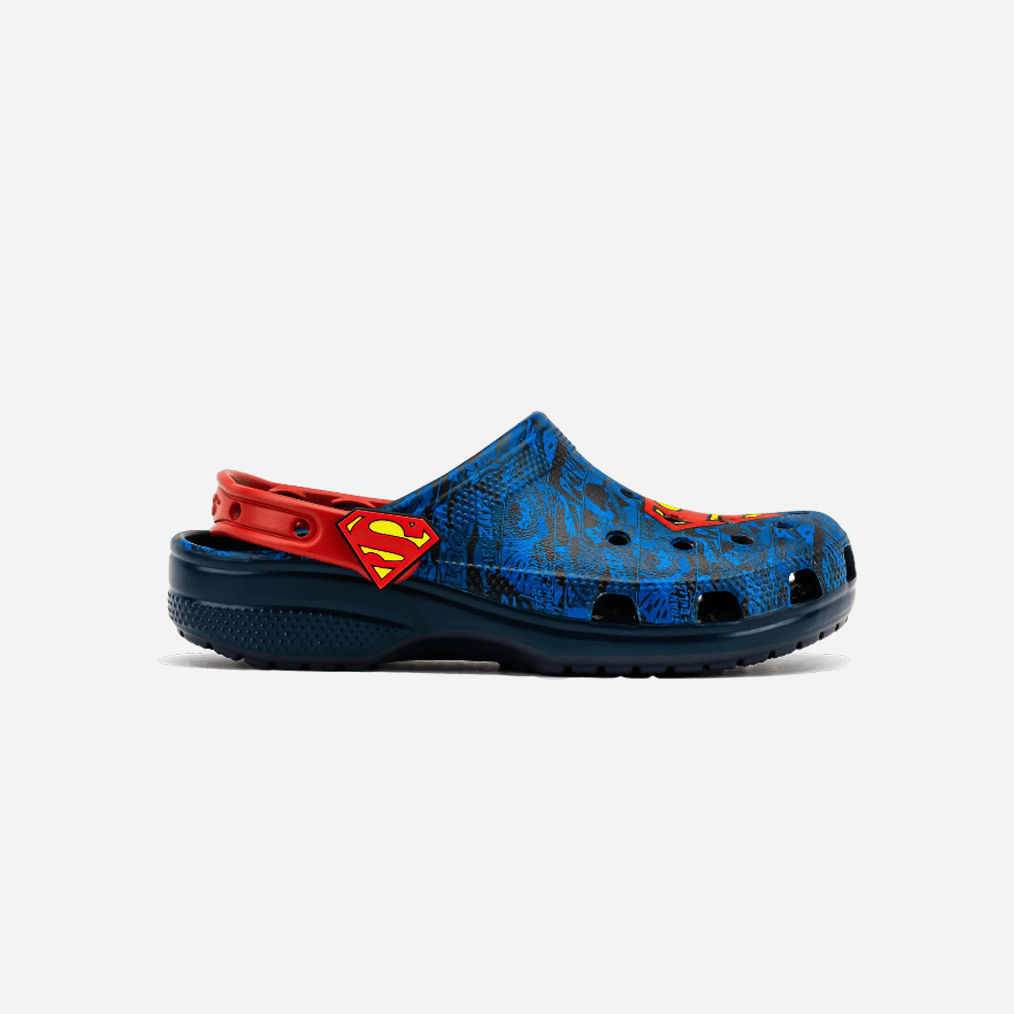 Crocs Superman Classic Clog Sandals Blue/Red