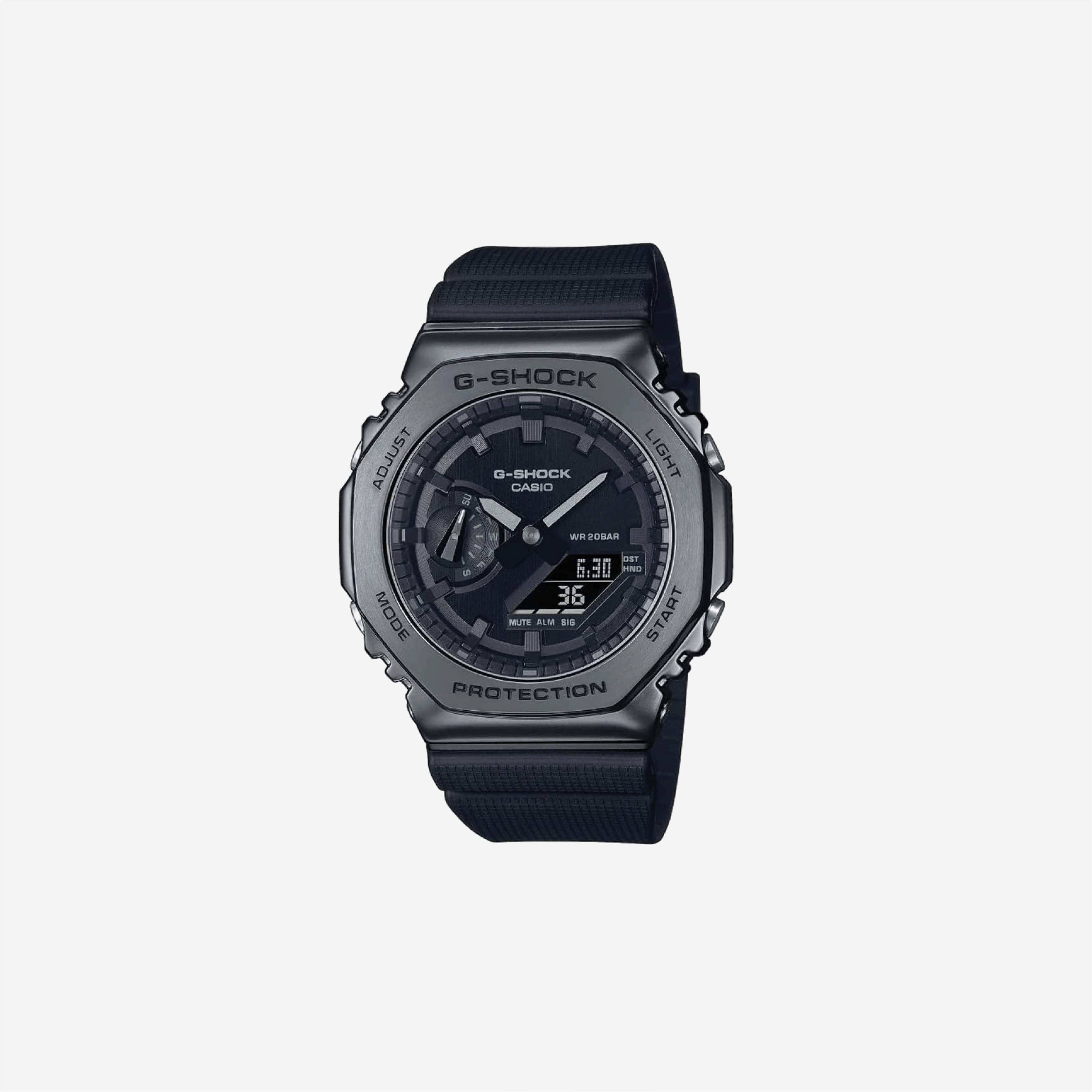 Casio G-Shock GM-2100BB-1AER Black Dial Analog Watch