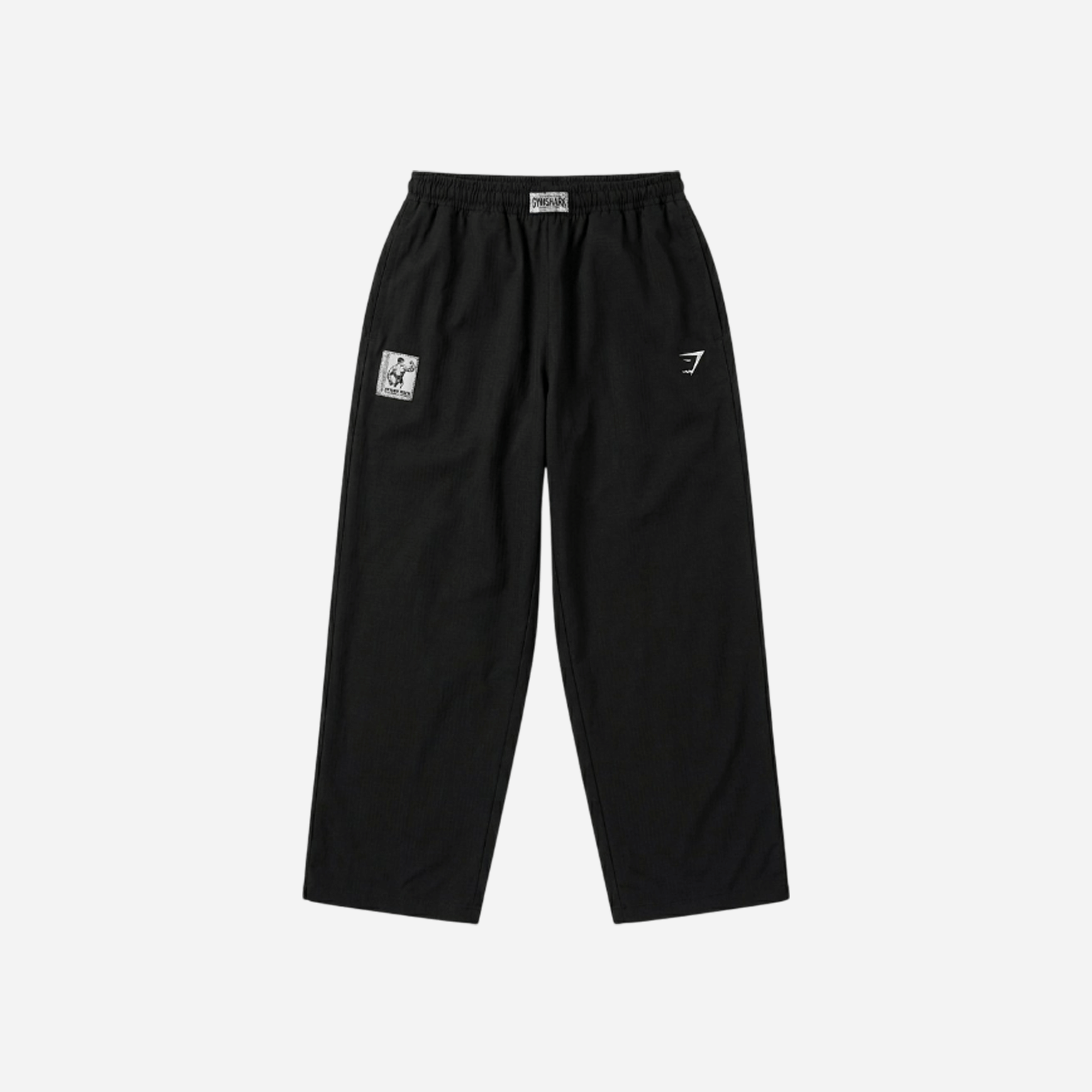 Gymshark Straight Leg Pumper Pants Black Oversized Fit
