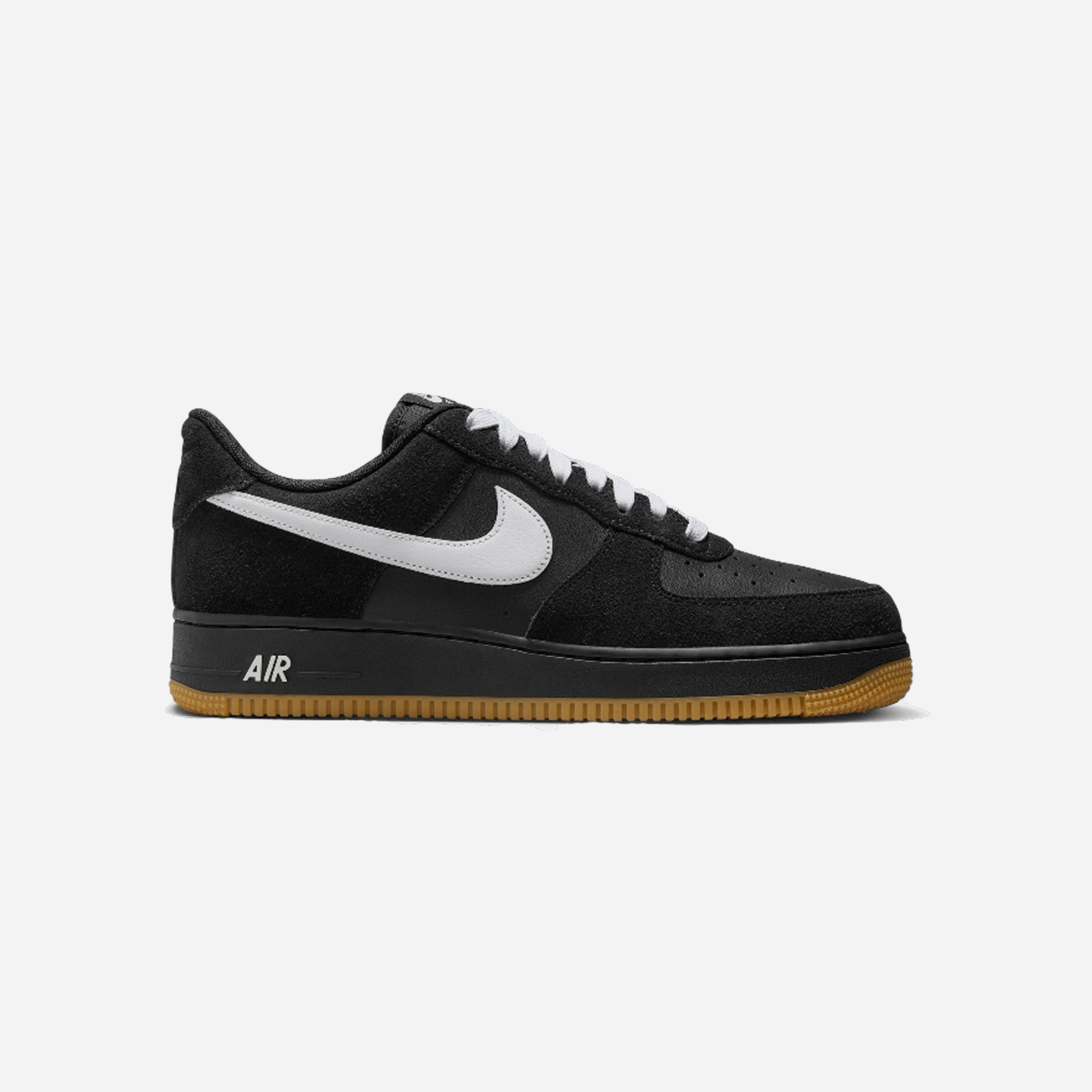 Nike Air Force 1 '07 LV8 Lifestyle Shoes Black/Gum Light Brown/White