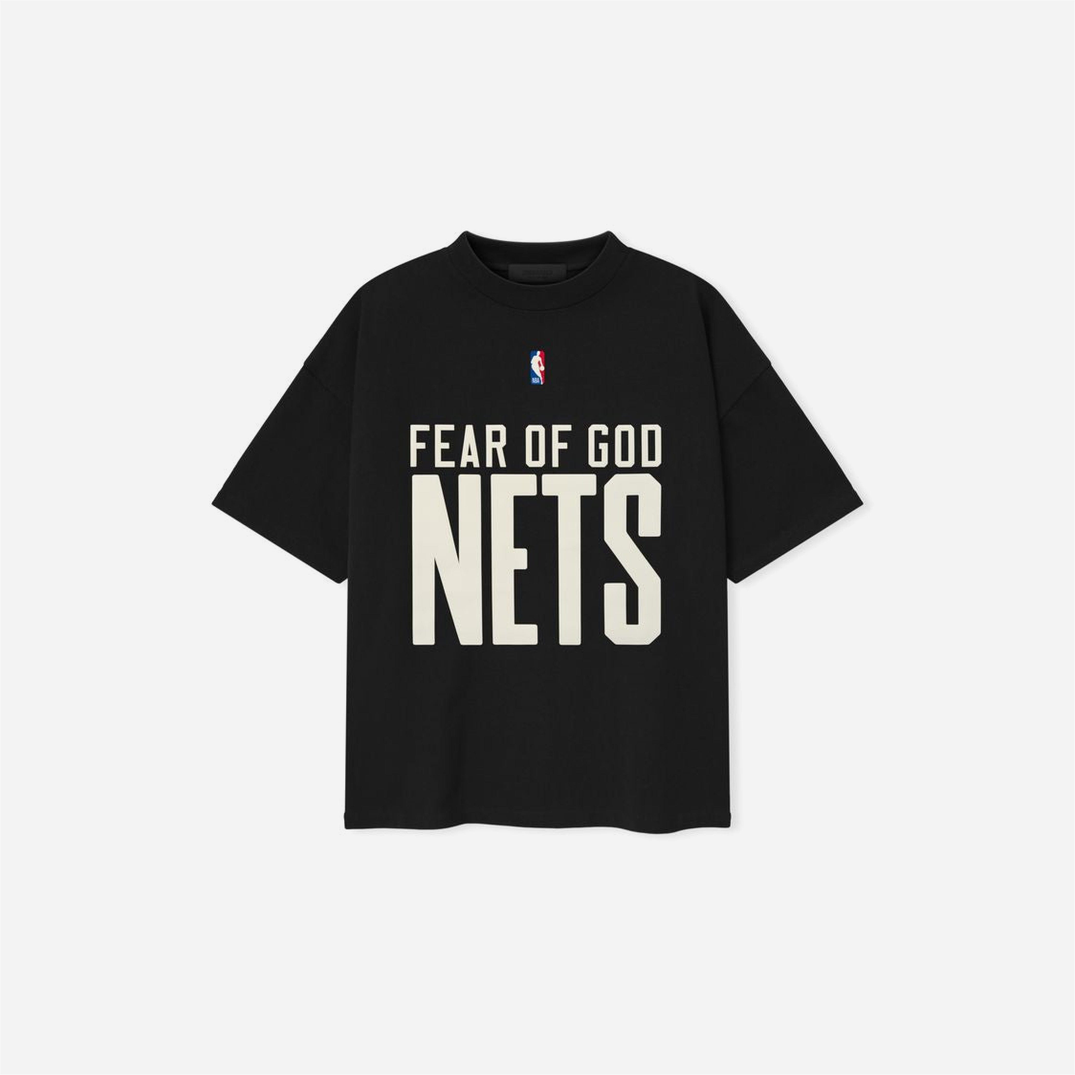 Fear Of God Essentials Nets 90s T-Shirt Black