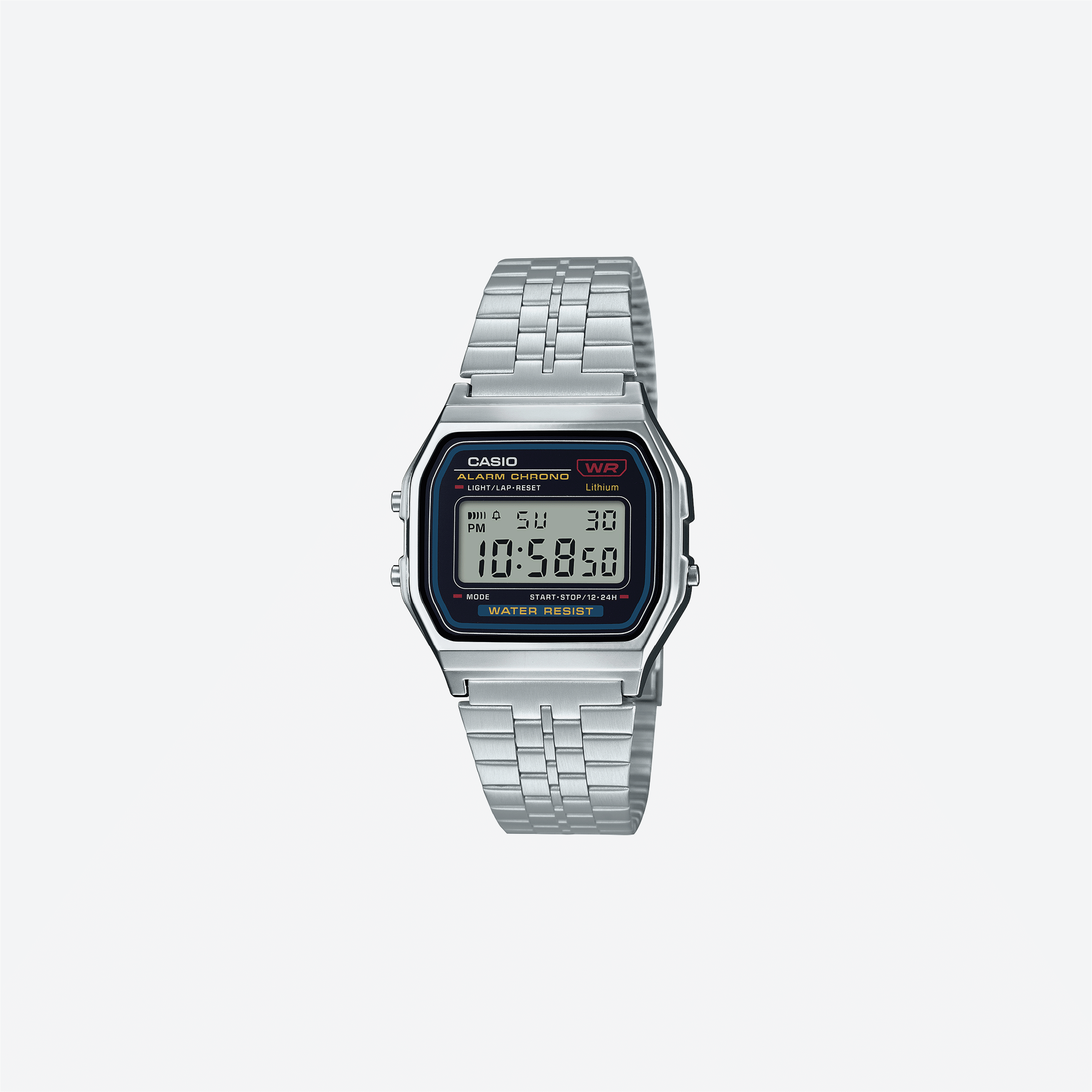 Casio Vintage A159WA-N1DF Quartz Black Dial Digital Stainless Steel Watch
