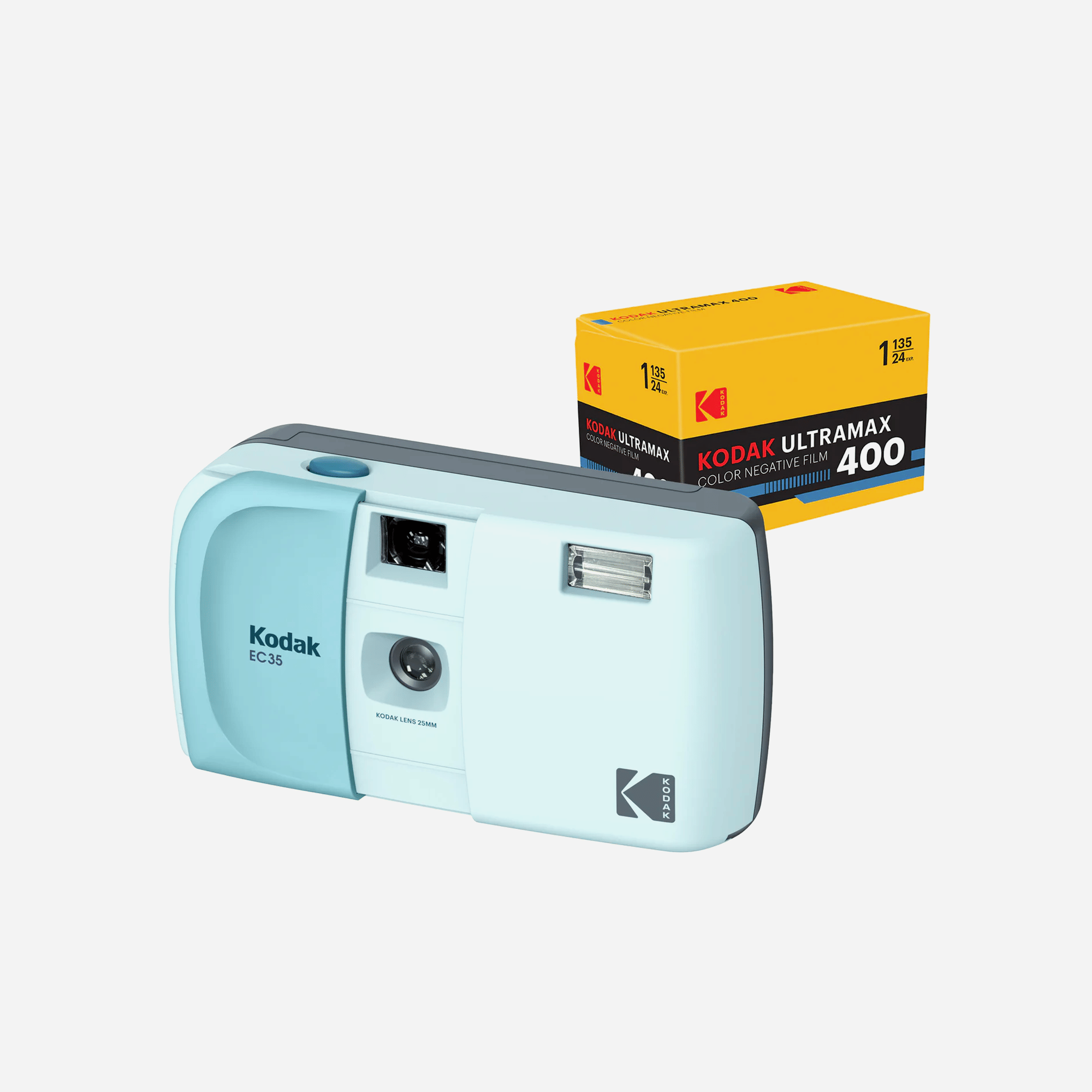 Kodak EC35 35mm Film Camera Powder Blue