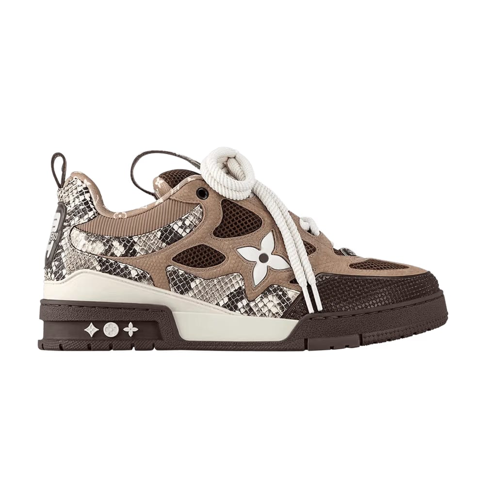 Louis Vuitton Skate Brown Python