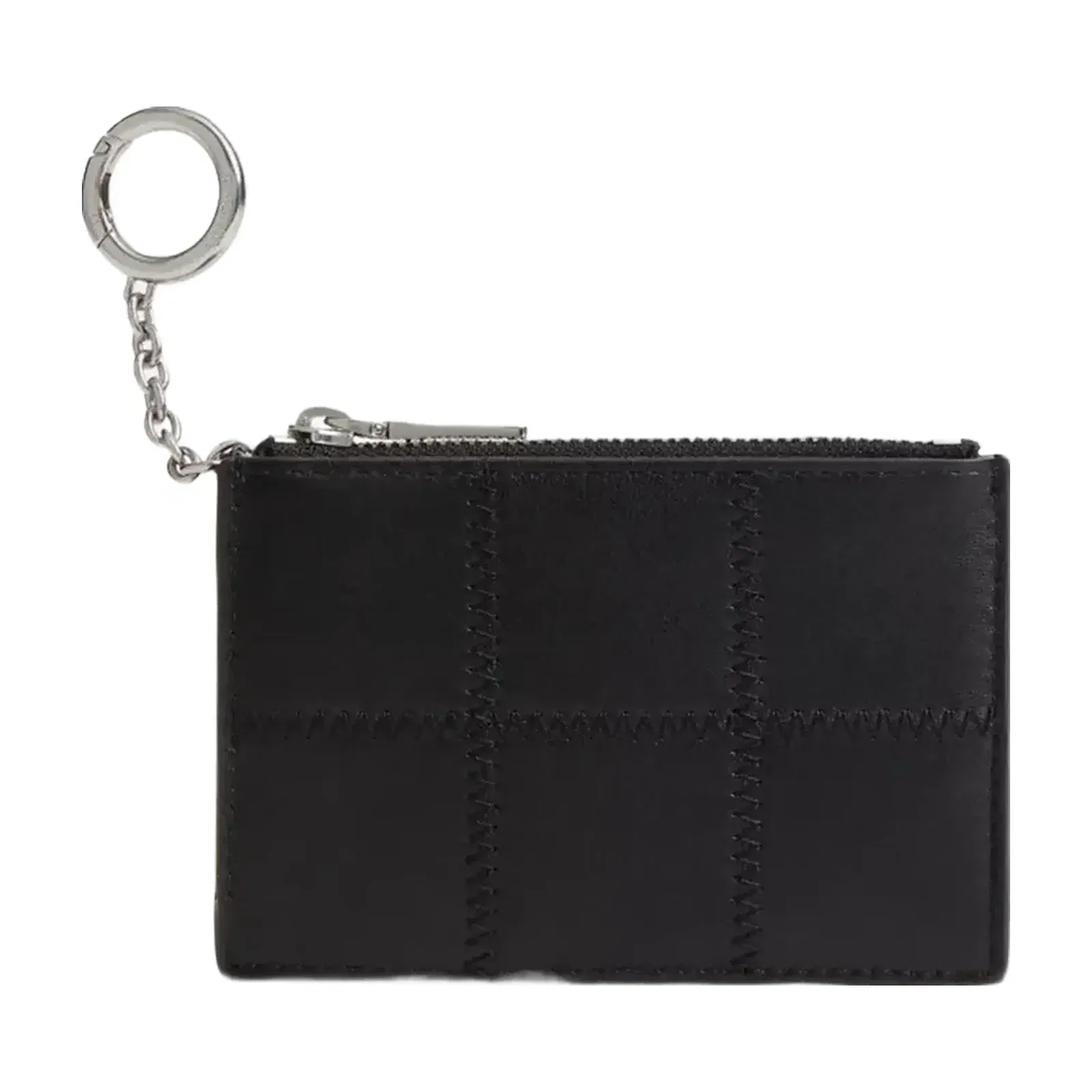 Coach Alter/Ego Zip Card Case With Key Ring in Black