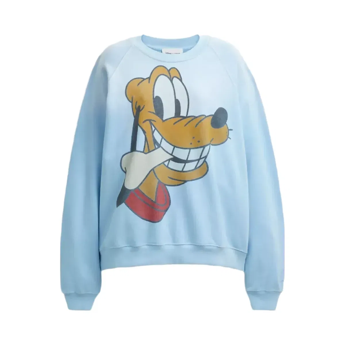 Coach Disney X Coach Pluto Crewneck Sweatshirt in Baby Blue