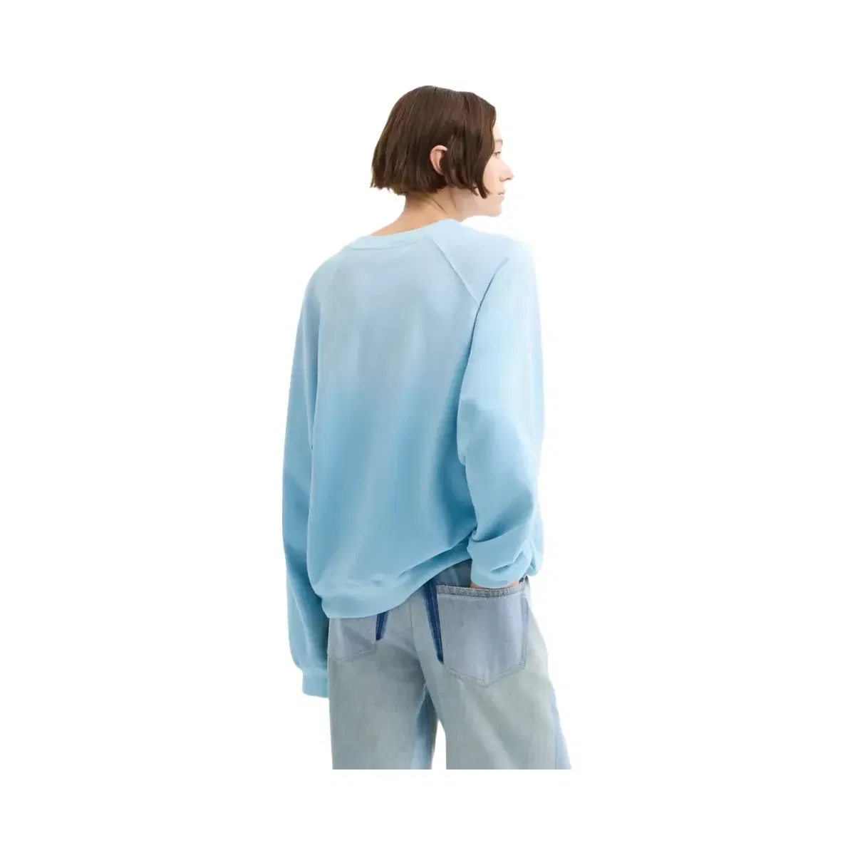 Coach Disney X Coach Pluto Crewneck Sweatshirt in Baby Blue