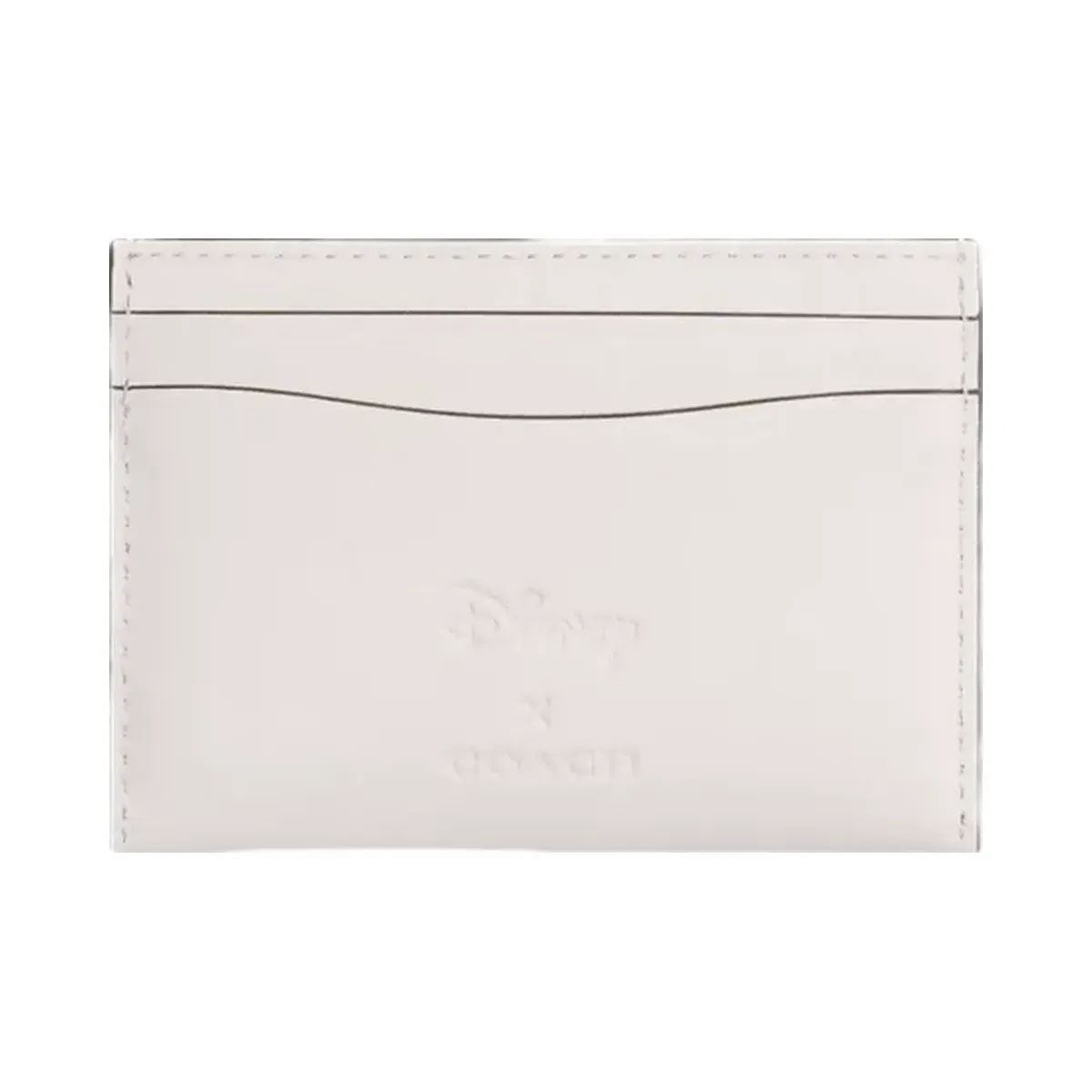 Coach Disney X Coach Essential Card Case With Pluto in Brass Chalk Multi