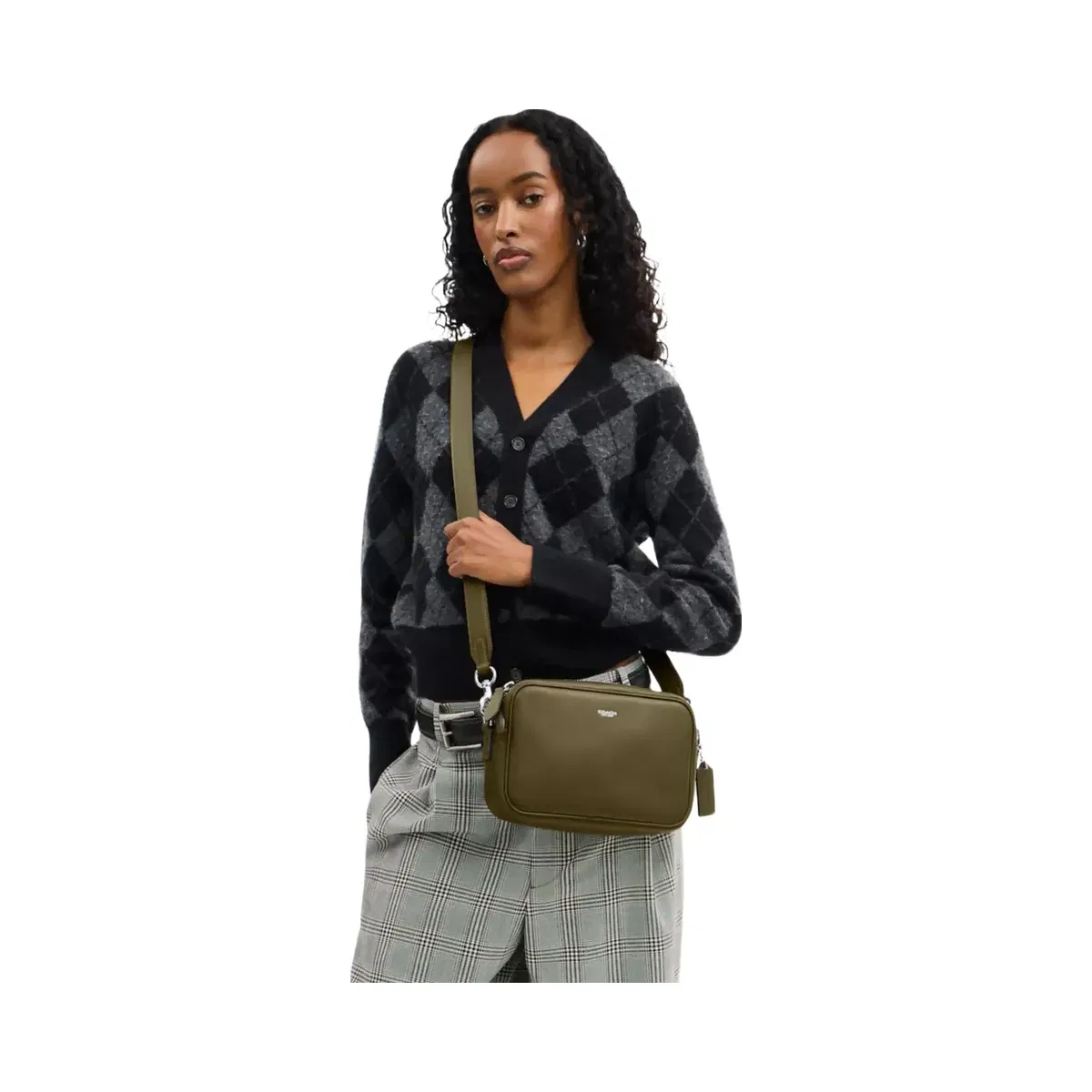 Coach Radio Camera Bag in Olive