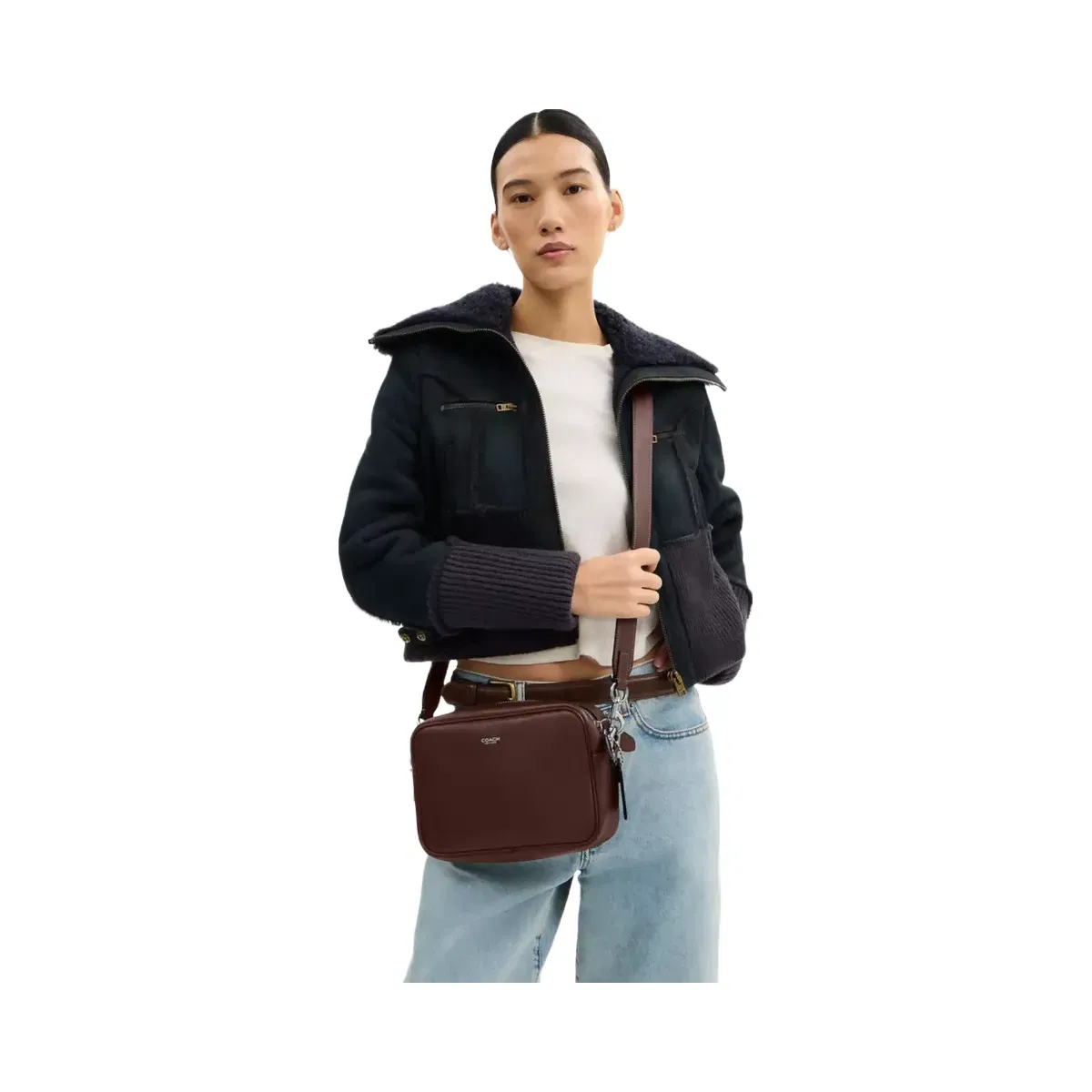 Coach Radio Camera Bag in Maple
