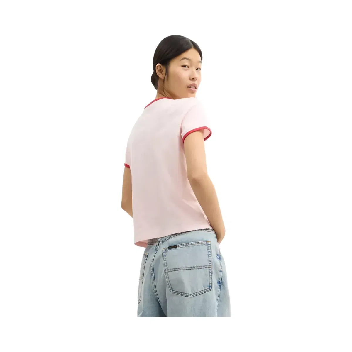 Coach Candy Shop Scoop Neck T-Shirt in Pink Multi