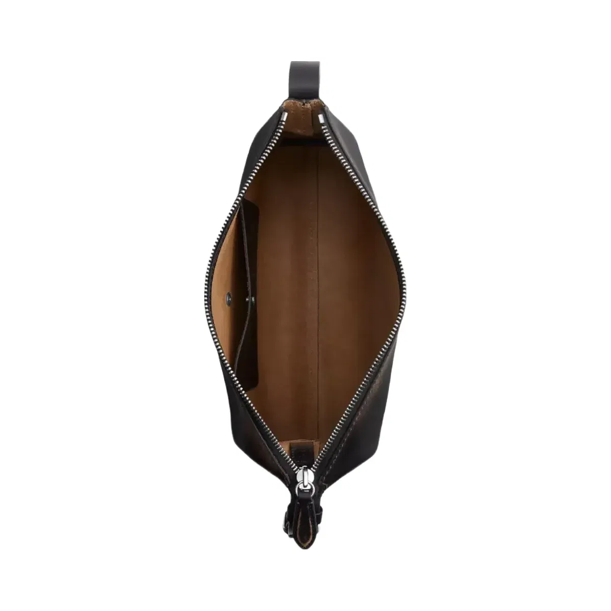 Coach Mott Messenger Bag 33 In Loved Leather in Black Light Tan