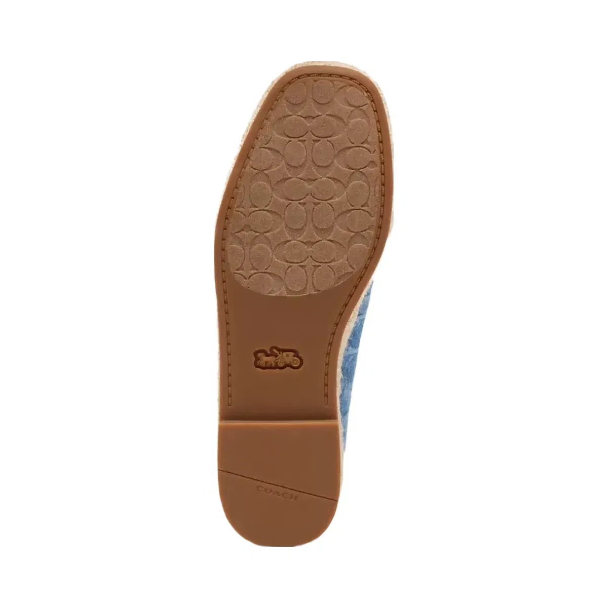Coach Mary Jane Espadrille In Signature Denim in Indigo
