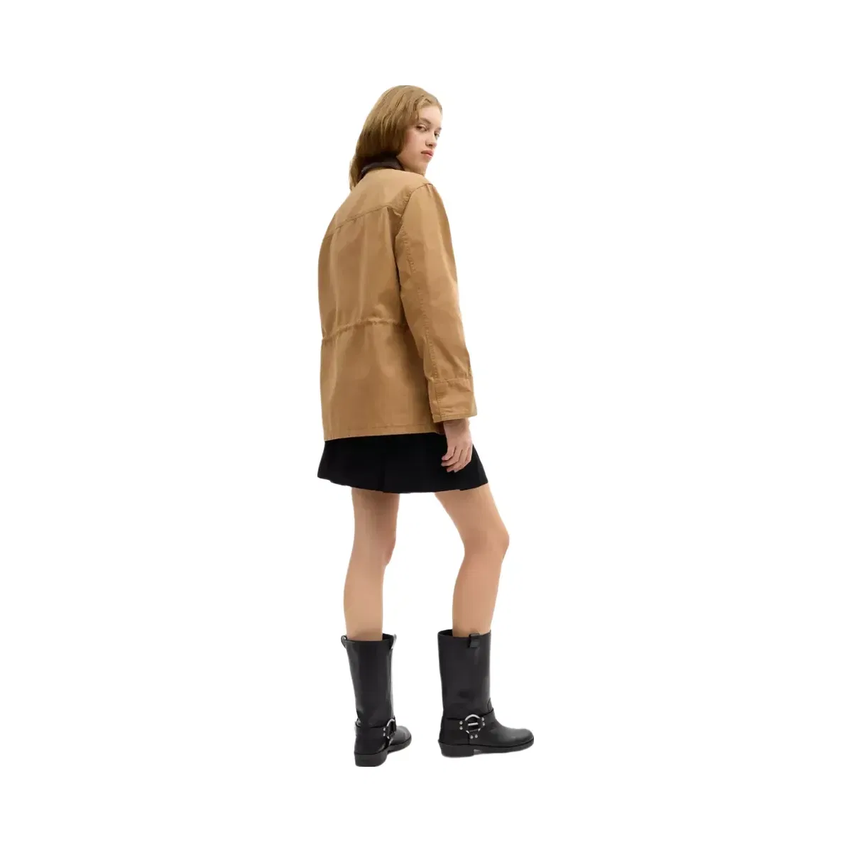 Coach Barn Jacket In Organic Cotton in Khaki