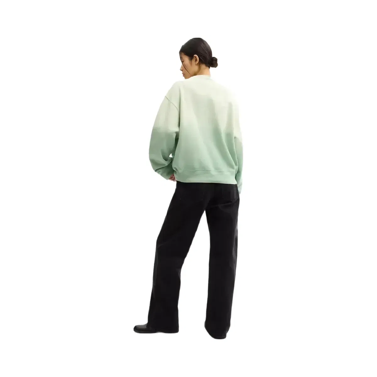 Coach Ombre Sporty Crewneck Sweatshirt In Organic Cotton in Mint