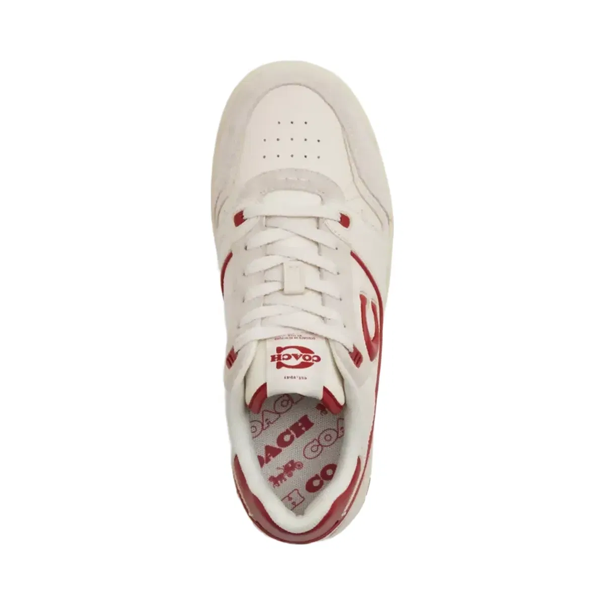 Coach Soho Sneaker in Chalk Poppy