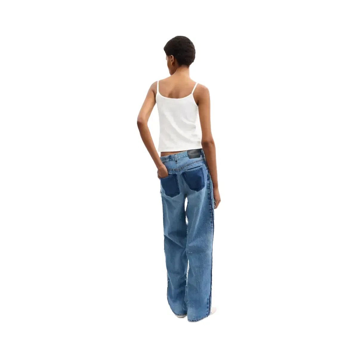 Coach Pointelle Tank in Off White