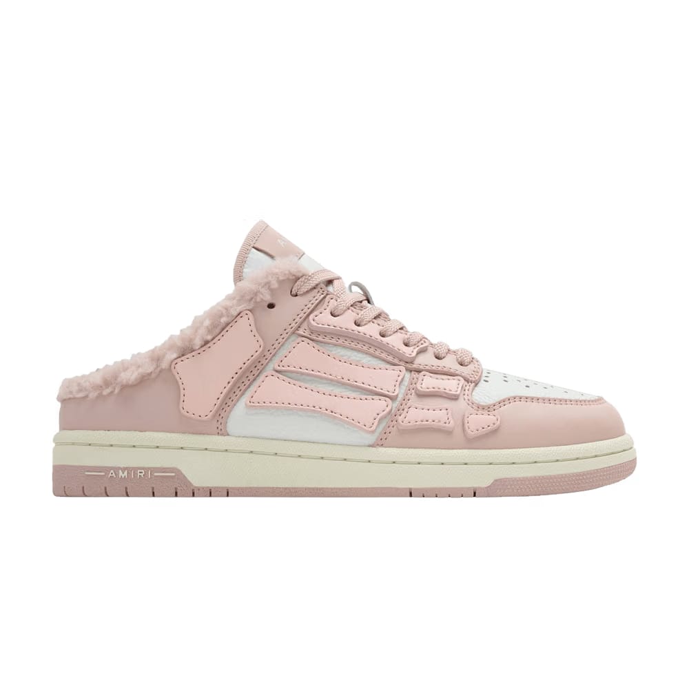 Amiri Wmns Skel Top Mule Shearling 'Pink'