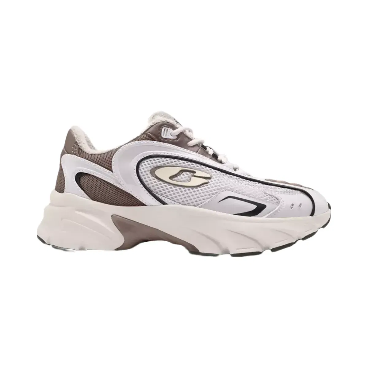 Coach Bolt Runner Sneaker in Light Grey Multi