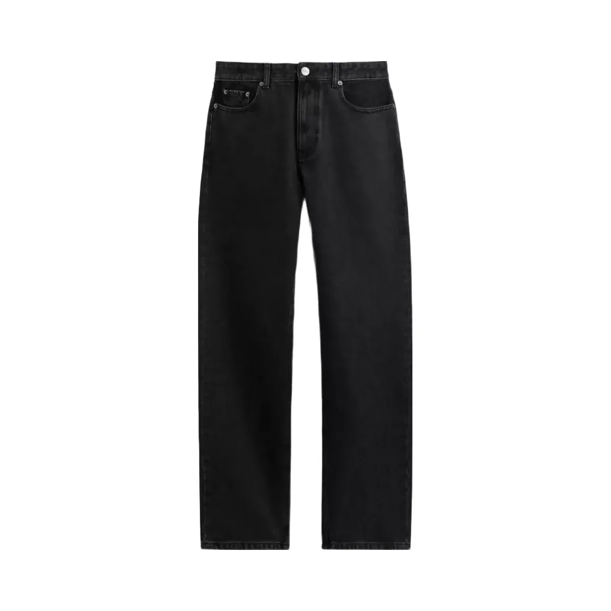 Coach Black Taper Jeans In Organic Cotton in Black