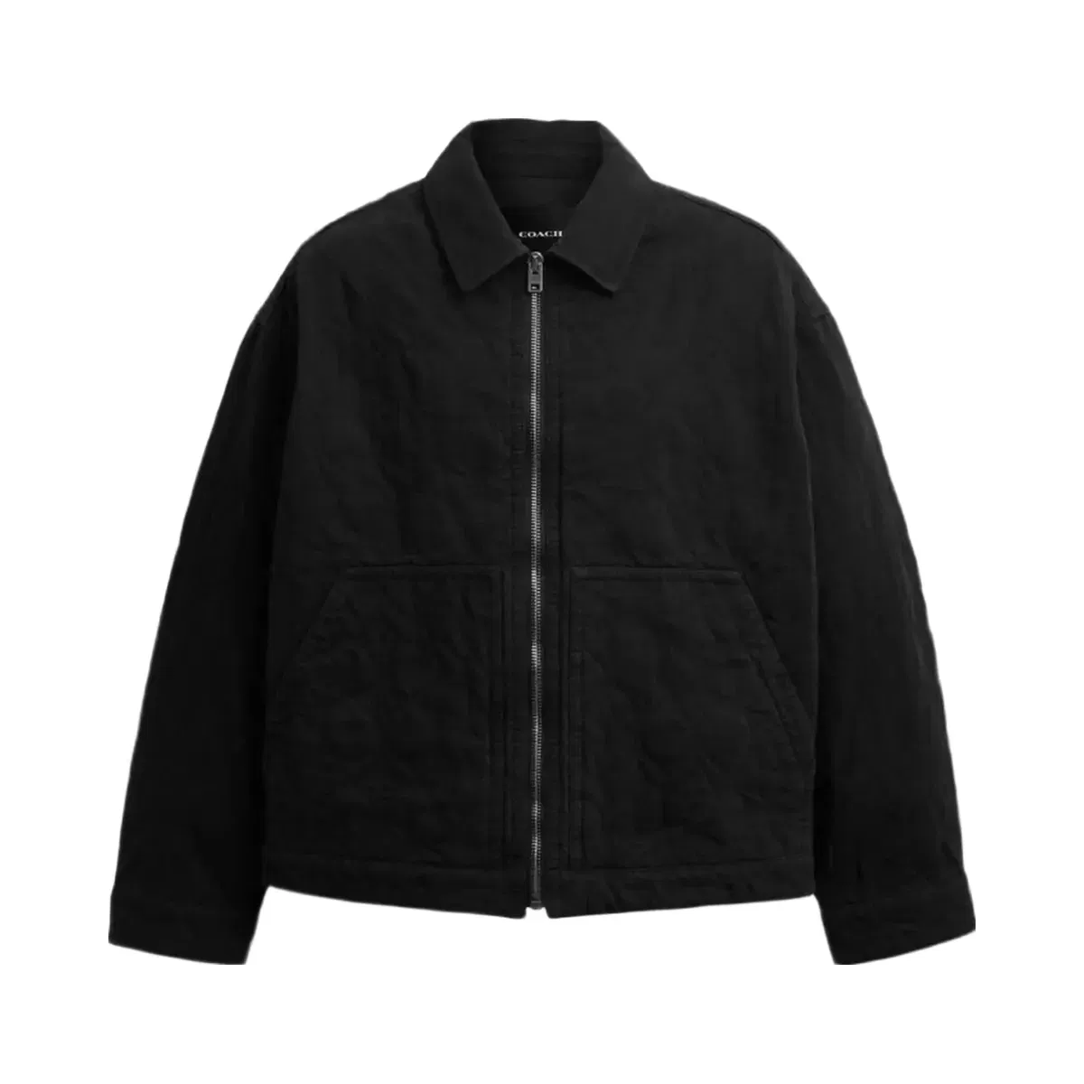 Coach Quilted Workwear Jacket in Black