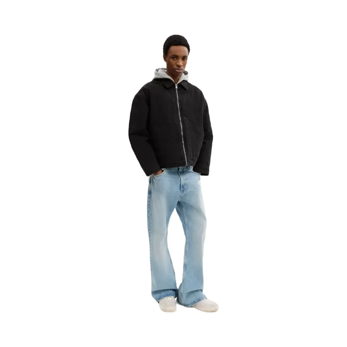 Coach Quilted Workwear Jacket in Black