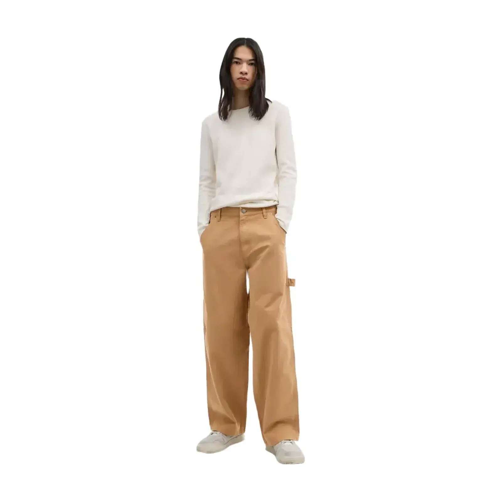 Coach Canvas Pants In Organic Cotton in Sand