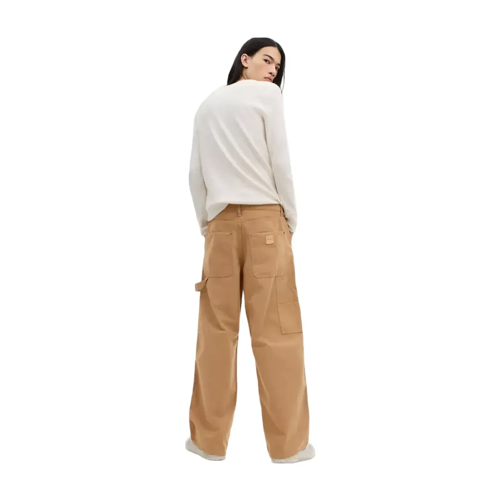 Coach Canvas Pants In Organic Cotton in Sand