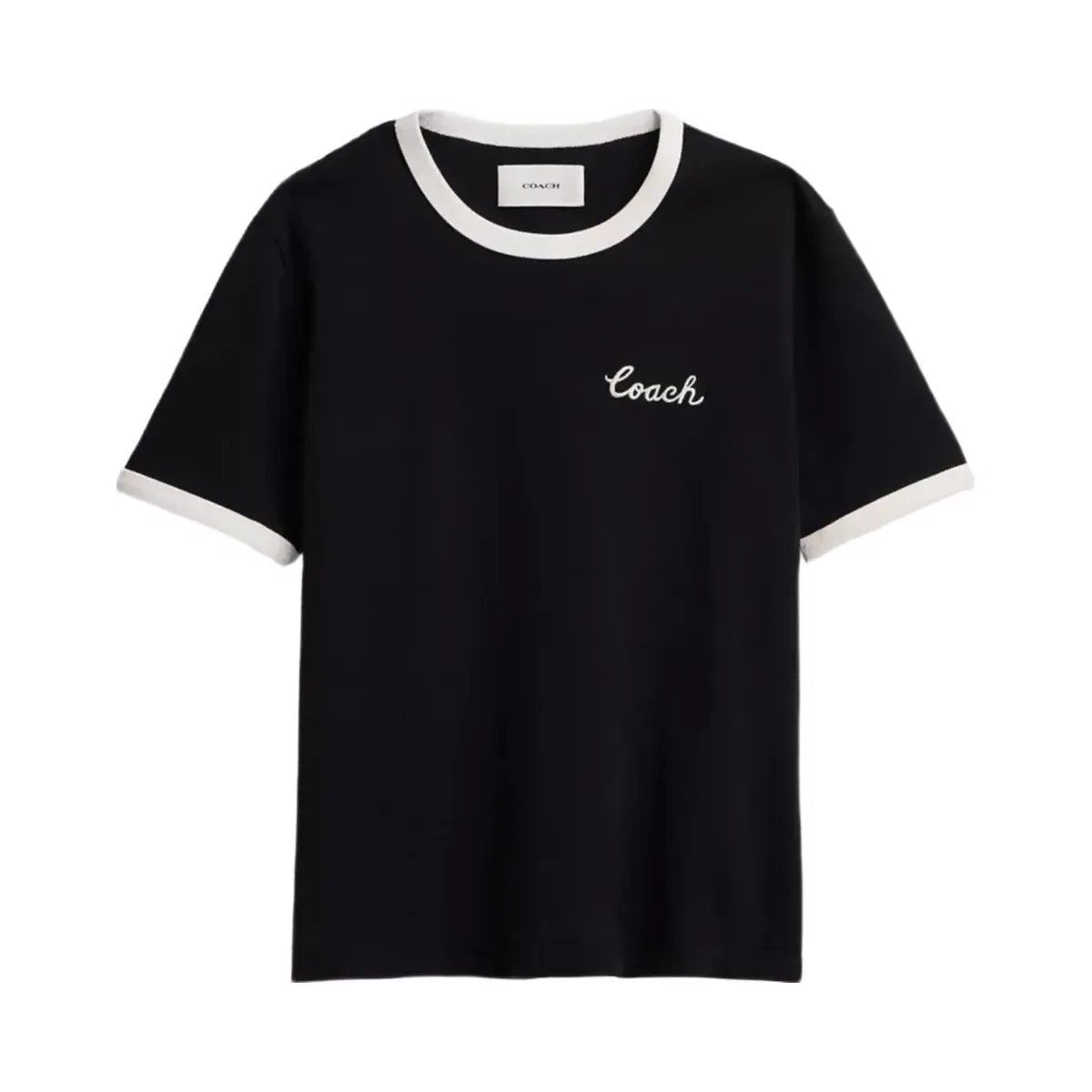 Coach Coach Ringer T-Shirt in Black