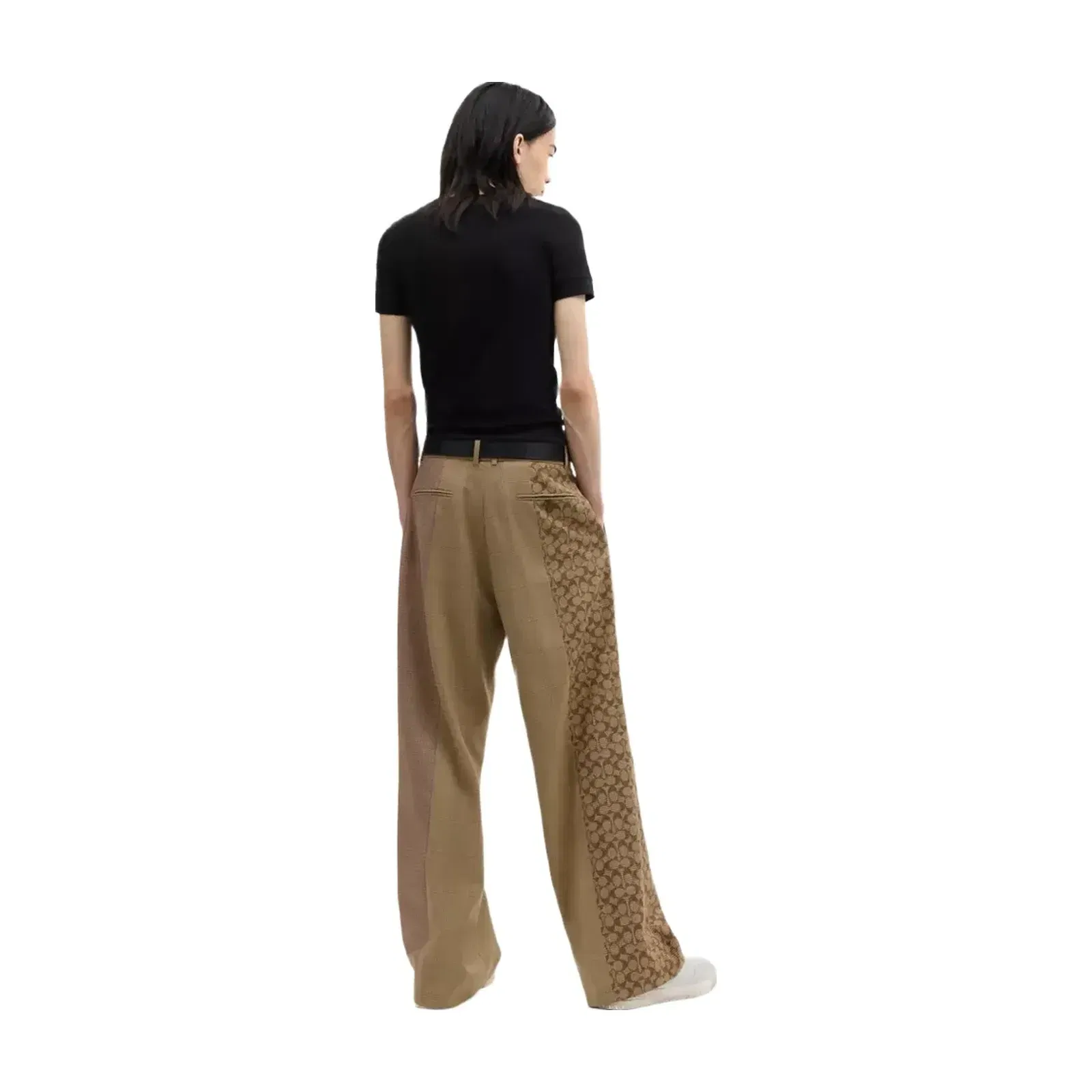 Coach Mashup Yarn Dye Trousers in Tan Multi