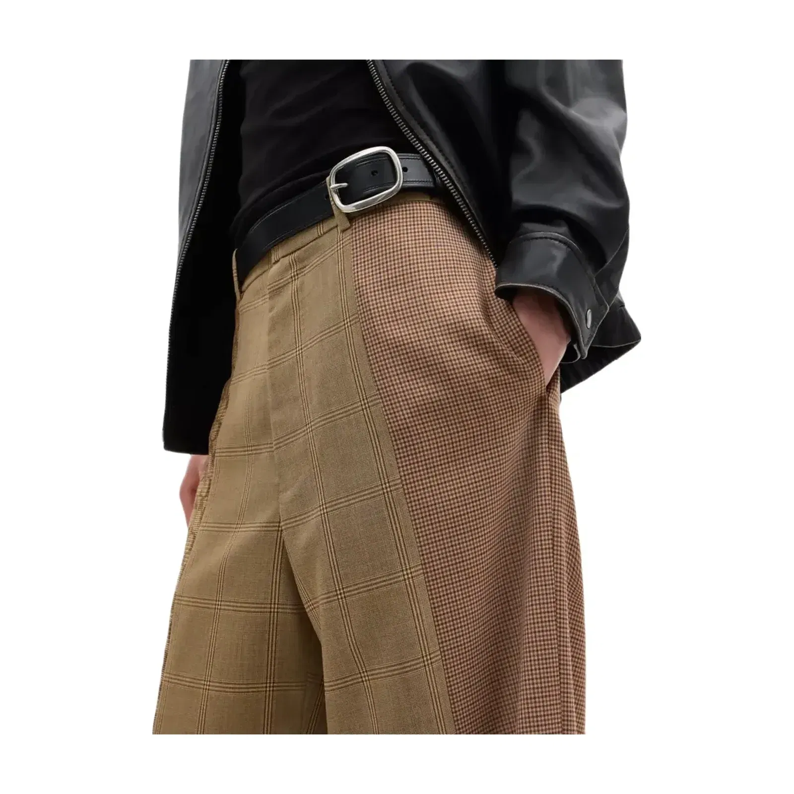 Coach Mashup Yarn Dye Trousers in Tan Multi