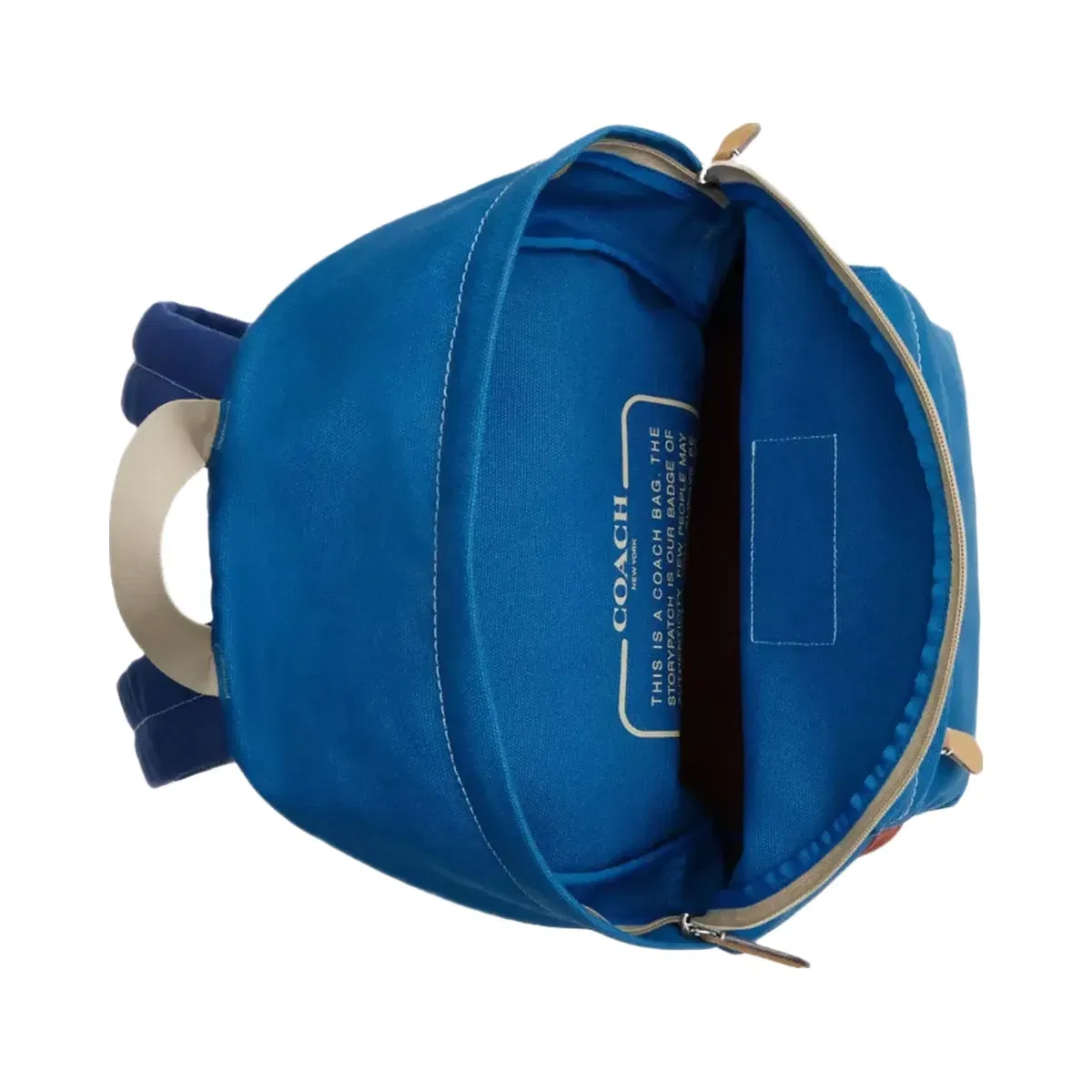 Coach Tyler Backpack in Silver Blue Multi