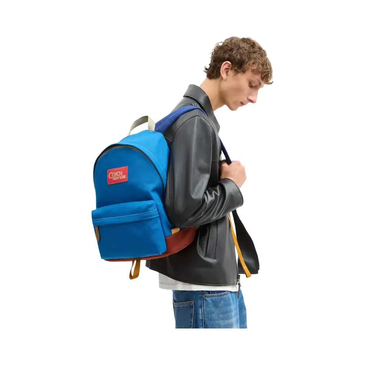 Coach Tyler Backpack in Silver Blue Multi