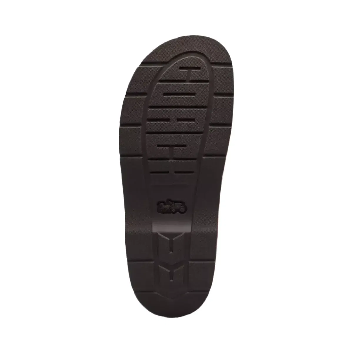 Coach Women's Sculpted C Platform Clog In Signature Textile Jacquard Cocoa Burnished Amber