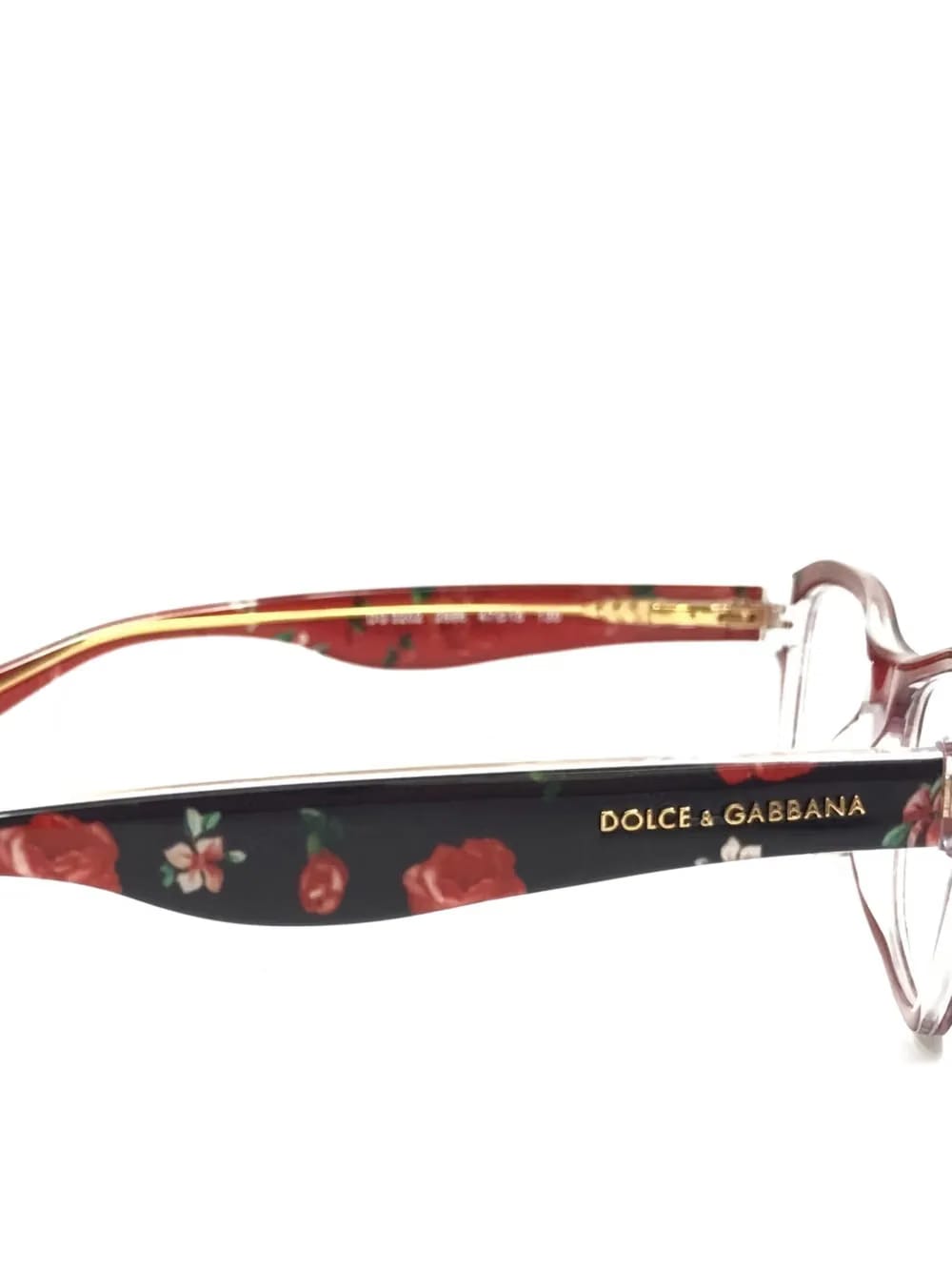 floral-print optical glasses