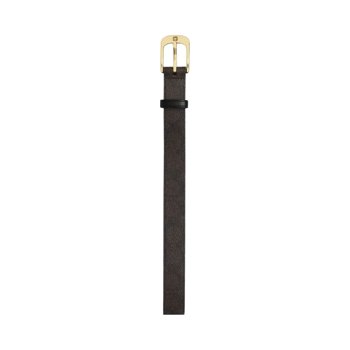 Coach C Harness Buckle Belt, 25 Mm Gold Walnut Black