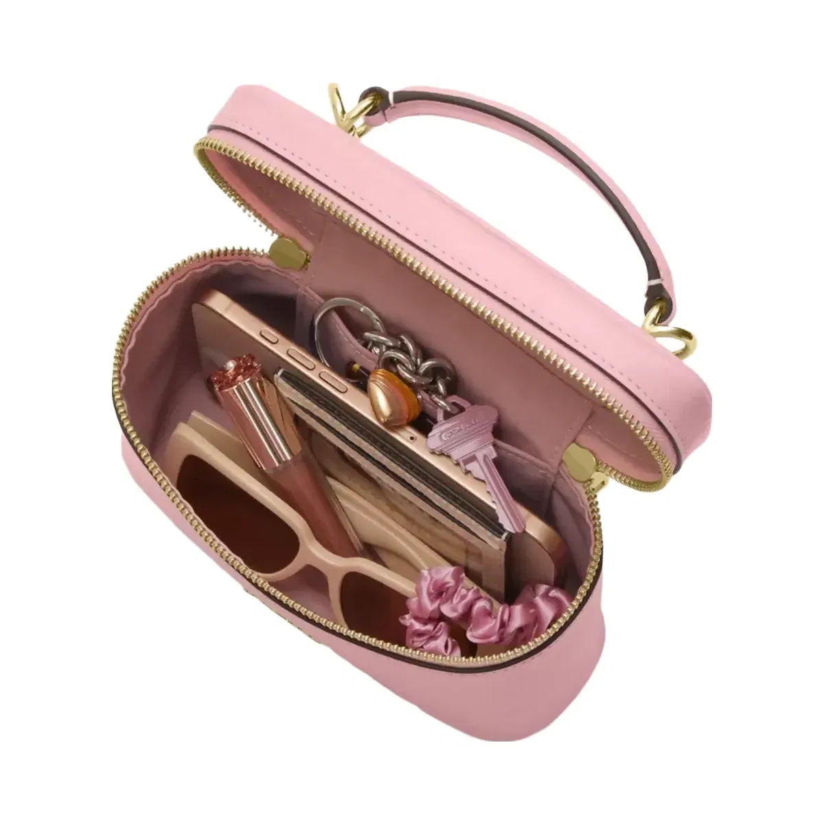 Coach Rainer Crossbody Bag 18 in Gold Soft Pink