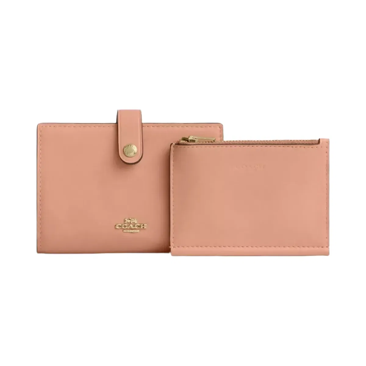 Coach 2-In-1 Wallet in Gold Light Pink