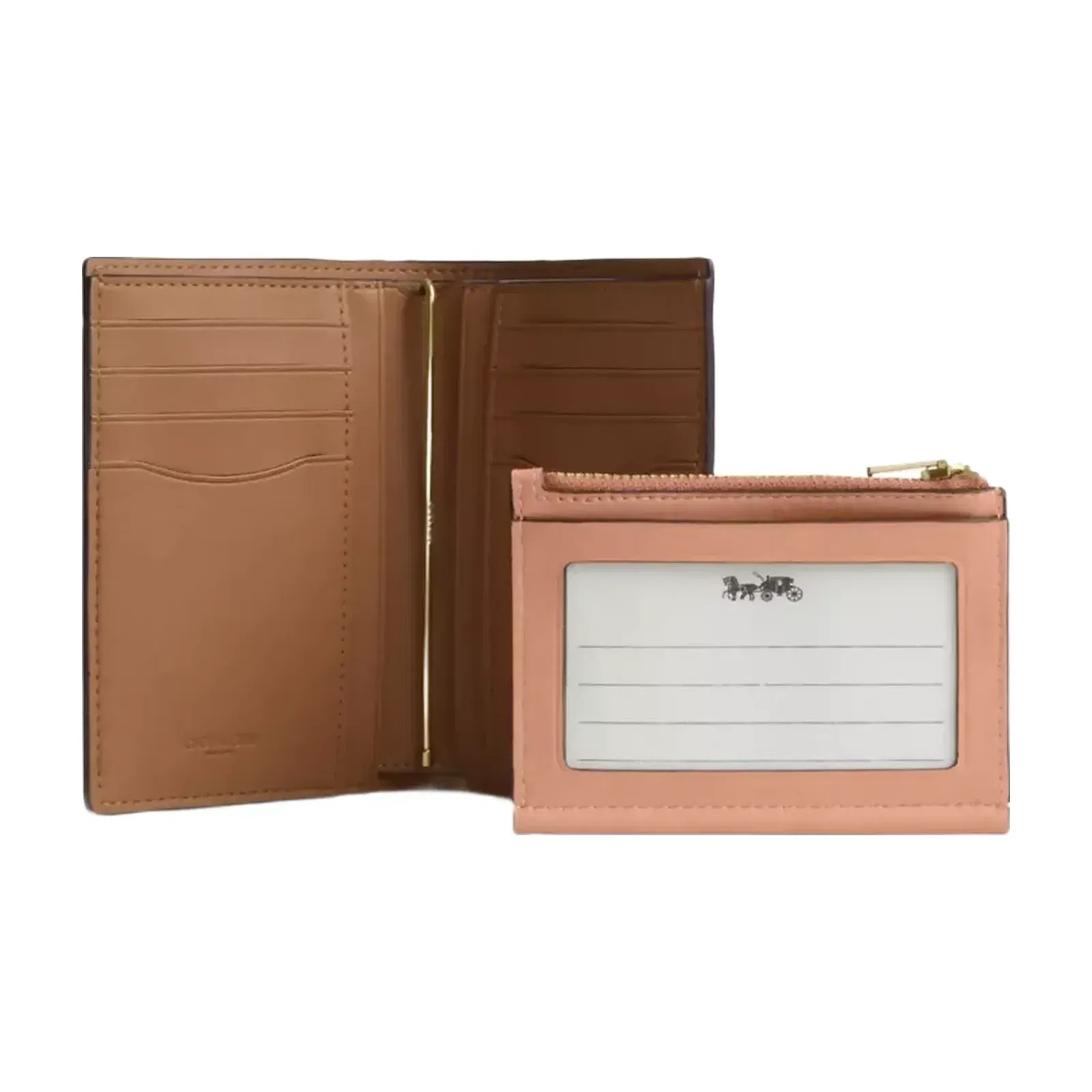 Coach 2-In-1 Wallet in Gold Light Pink