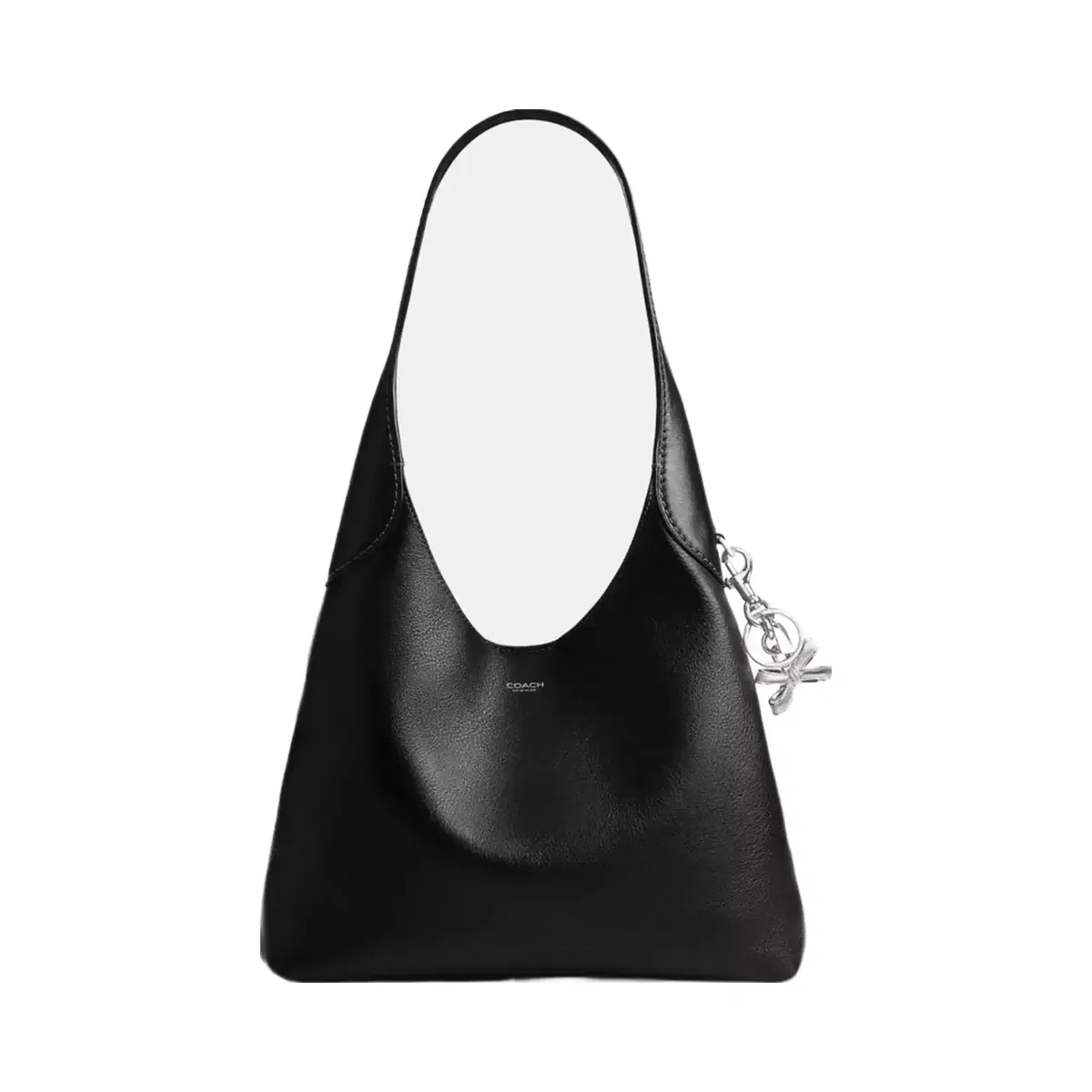Coach Bow Bag Charm in Silver Silver