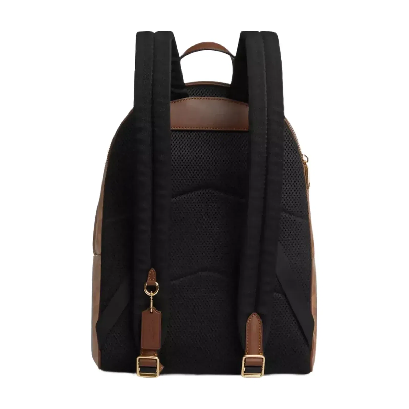 Coach Taylor Small Backpack In Signature Canvas Gold Tan Brown