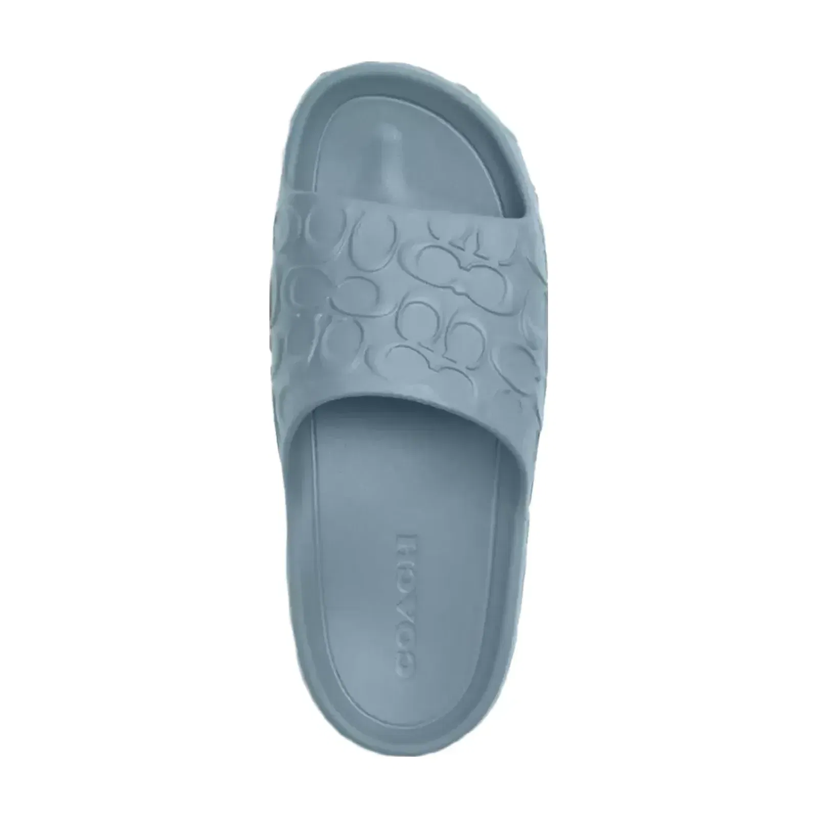 Coach Bay Slide In Signature in Sea Mist