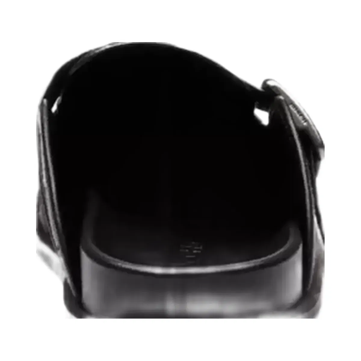 Coach Buckle Clog In Signature Jacquard in Graphite Black