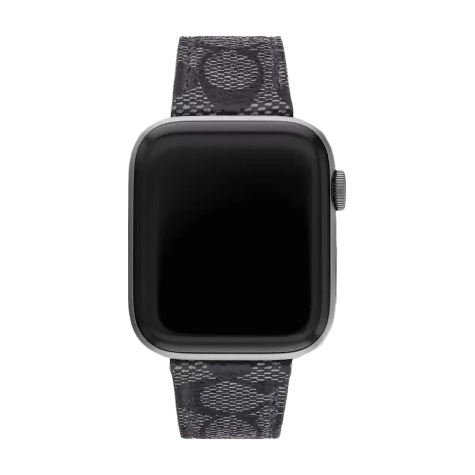 Coach Apple Watch® Strap, 42 Mm And 44 Mm in Graphite Gray